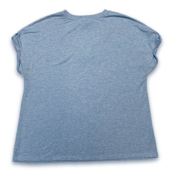 Tommy Bahama - Light Blue Soft Short Sleeve Tee, Size M - Picture 3 of 4